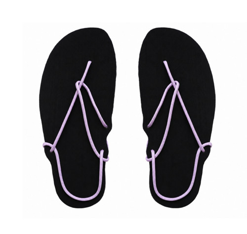 Sandály (černá x pastel purple) — foto 1