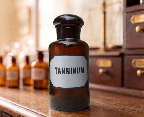Tanninum...lékárenská lahev