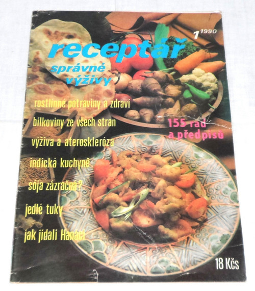 RECEPTÁŘ správné výživy, č. 1 • recepty, 1990
