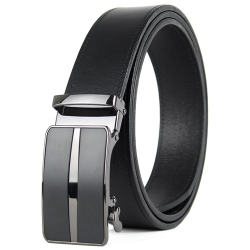 Kožený opasok, 3.5cm, automatická pracka, NOIREL