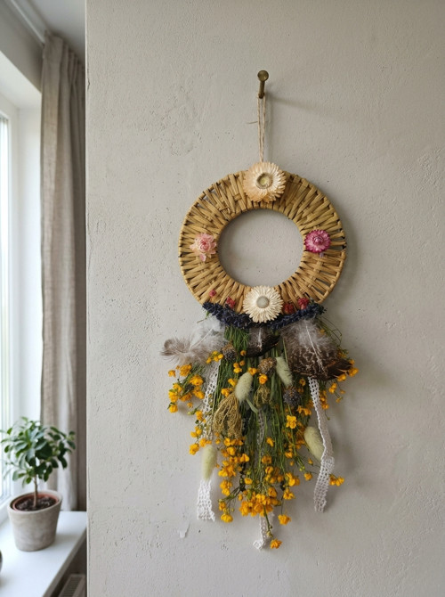 Lapač zlých snů v boho stylu
