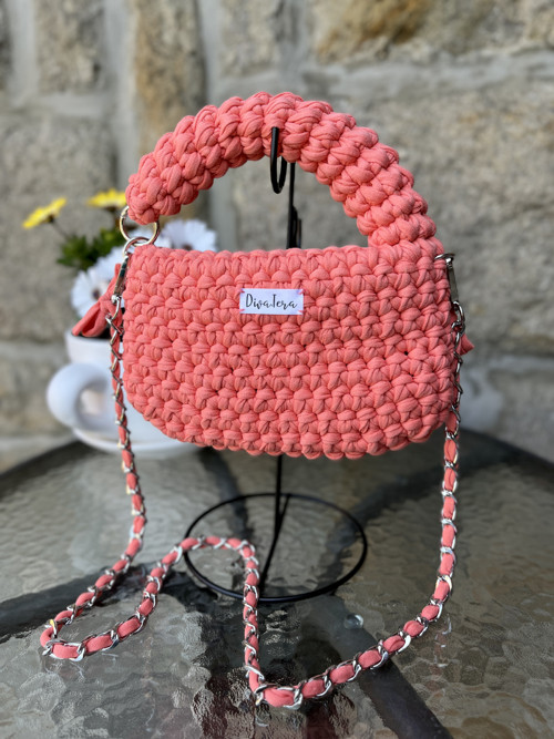 Kabelka Emili peach