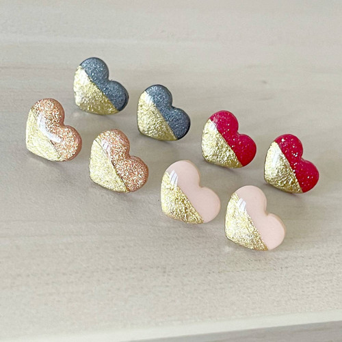 Náušnice Hearts P009