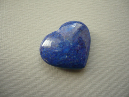 Srdíčko - lapis lazuli 24 mm, č.9f