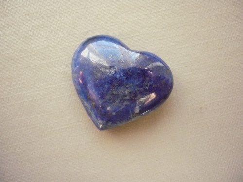 Srdíčko - lapis lazuli 23 mm, č.40f — foto 1