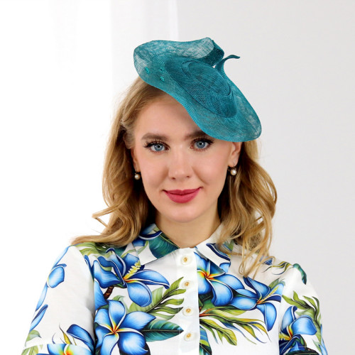 Samantha - luxusní fascinátor, petrolejový