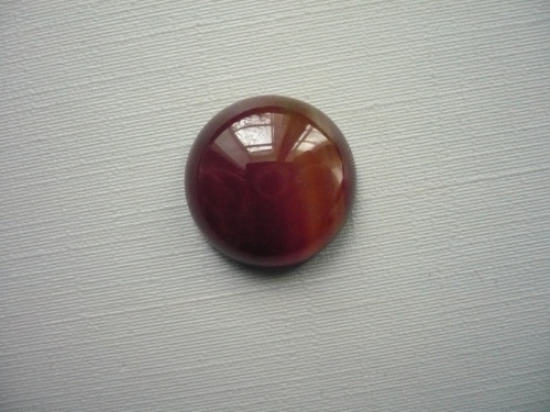 Kabošon - červený achát 18 mm, č.25Af