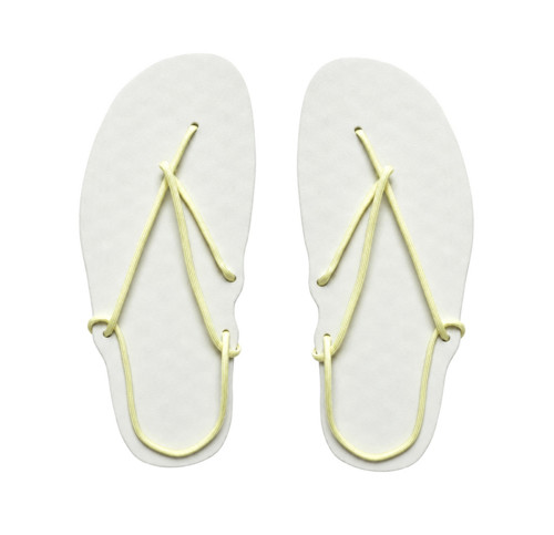 Sandály (bílá x pastel yellow) — foto 1