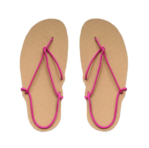 Sandály (béžová x passion pink)