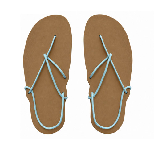 Sandály (béžová x pastel blue)