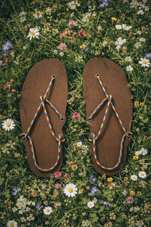 Sandály (hnědá x hippie)