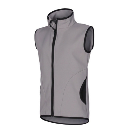 Softshell vesta s fleecem šedá