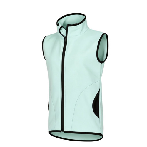 Softshell vesta s fleecem mint