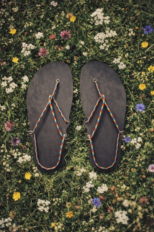 Sandály (šedá x hippie)