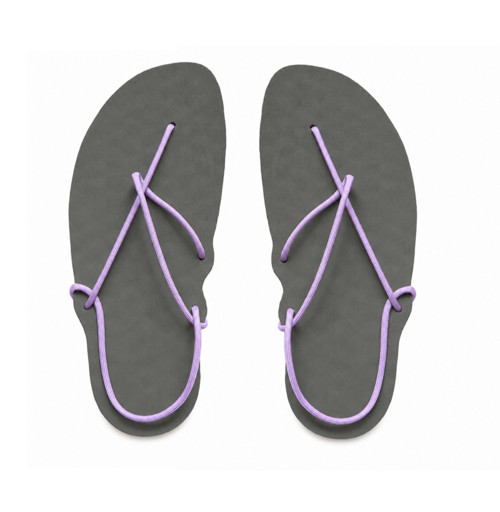 Sandály (šedá x pastel purple) — foto 1