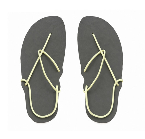 Sandály (šedá x pastel yellow) — foto 1