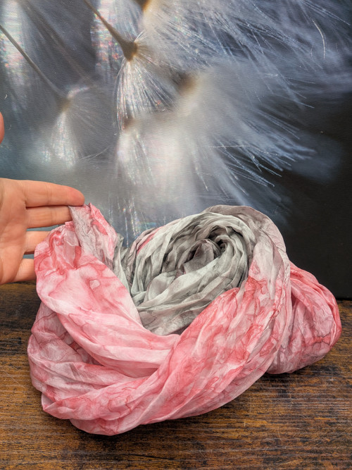 Šál Rosé. 180x90 cm