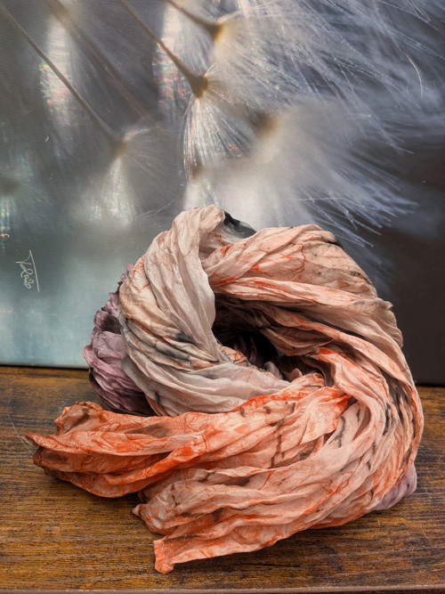 Šál Orange citrus, 180x90 cm