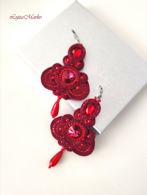 Beatrix soutache/ sutaš náušnice