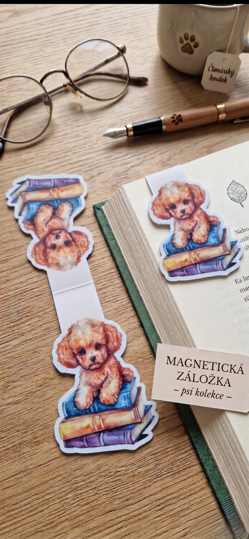 Magnetická záložka Pes