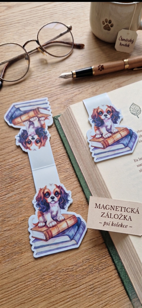 Magnetická záložka Pes