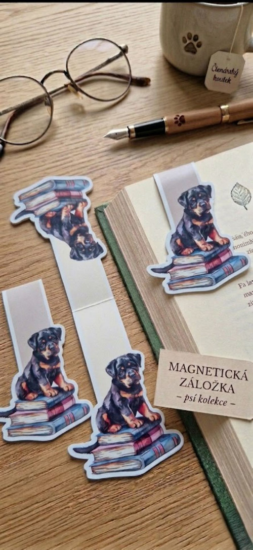 Magnetická záložka Pes — foto 1