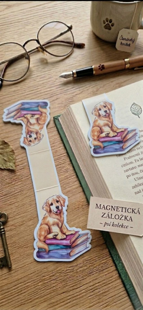 Magnetická záložka Pes — foto 1