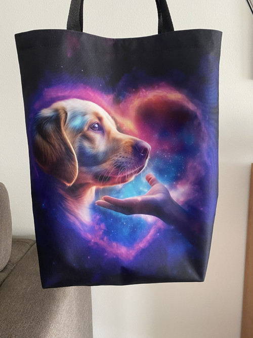 Nepromok. taška přes rameno XL- Labrador pes
