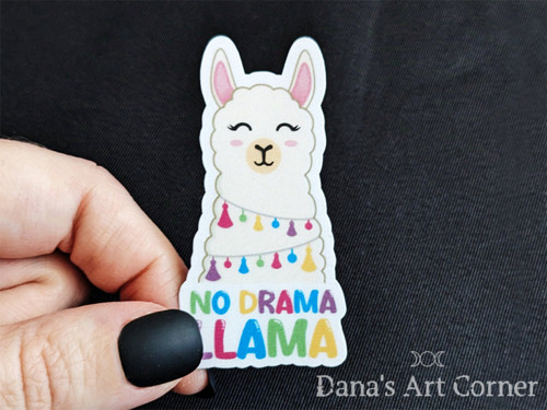 Samolepka No Drama Llama