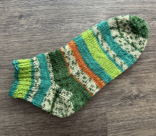 Ručně pletené kotníkové ponožky vel. 39-40
