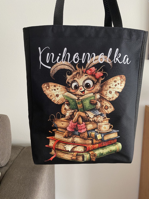 Nepromokavá taška přes rameno - Knihomolka