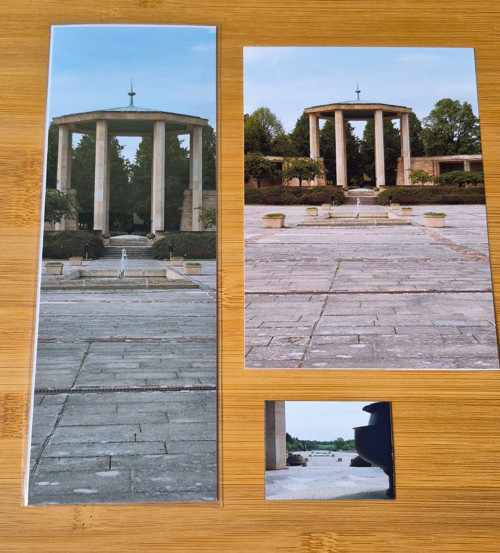 Památník Lidice – záložka, pohlednice a magnetka