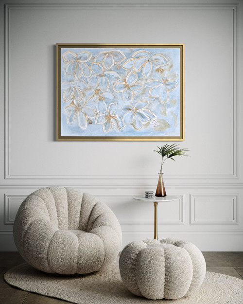 Dreamy Petals, 110x80cm