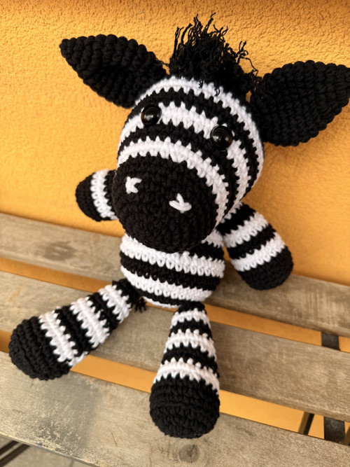 Zvířátko Háčkovaná zebra