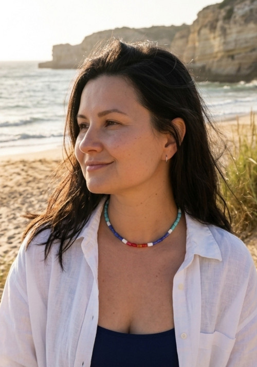 Fleur d'Océan – výrazný náhrdelník — foto 1