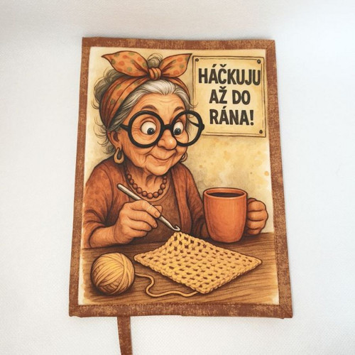 Obal na knihu Háčkování