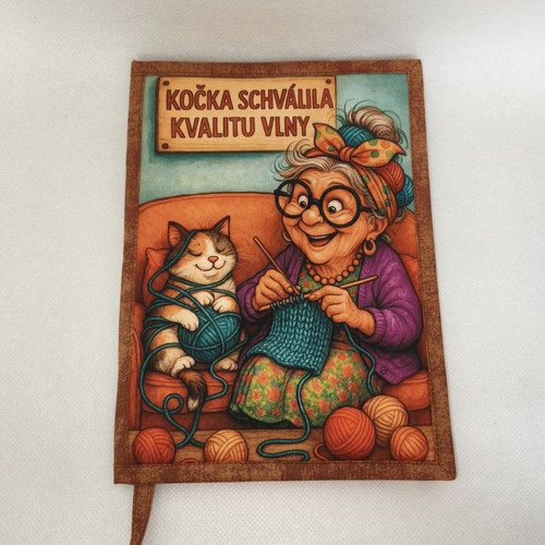 Obal na knihu Pletení