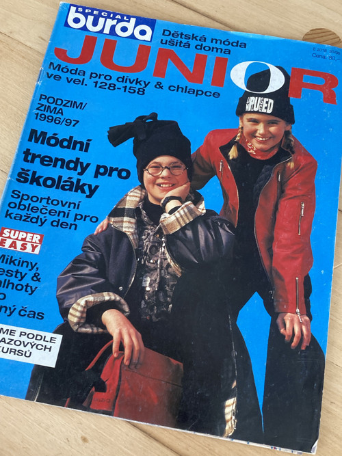 Časopis - BURDA SPECIÁL JUNIOR 96/97