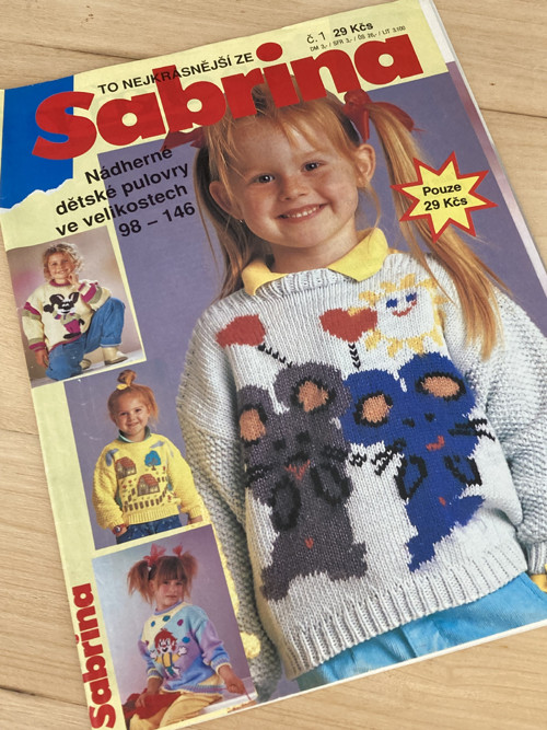 Časopis - SABRINA dětské pulovry
