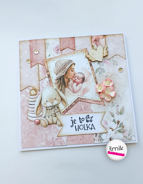 Přání k miminku s maminkou "AA The Baby"
