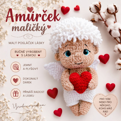 Návod: Háčkované miminko Amuráček (PDF)