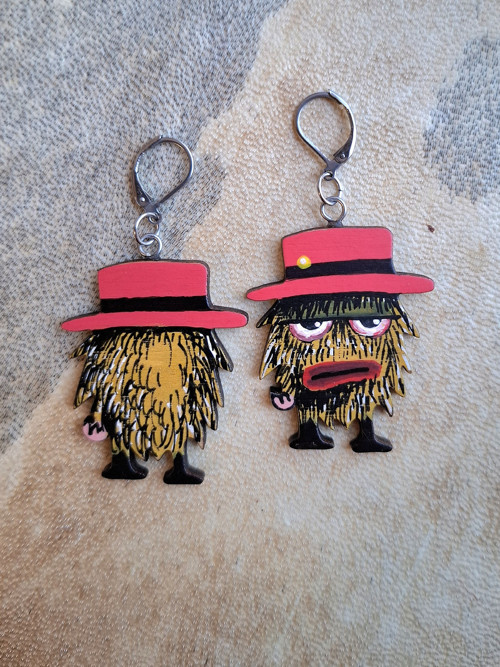 Náušnice Minimonster Mrml