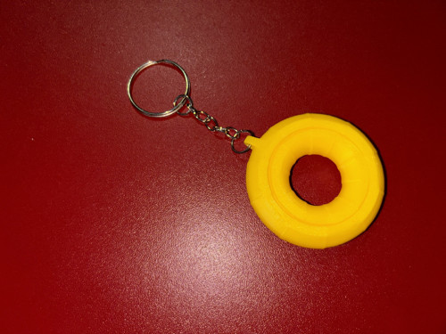 Fidget spinner přívěsek na klíče KRUH