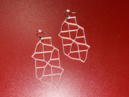 Naušnice - moderní geometrický design