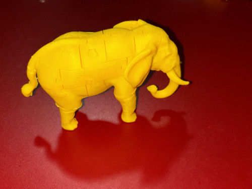 3D puzzle SLON (45kousků)