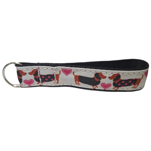 Klíčenka s kroužkem krátká Dachshund in Love