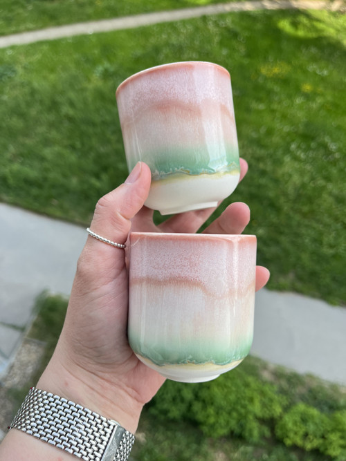 Set Letních porcelánovách kalíšků SUMMER