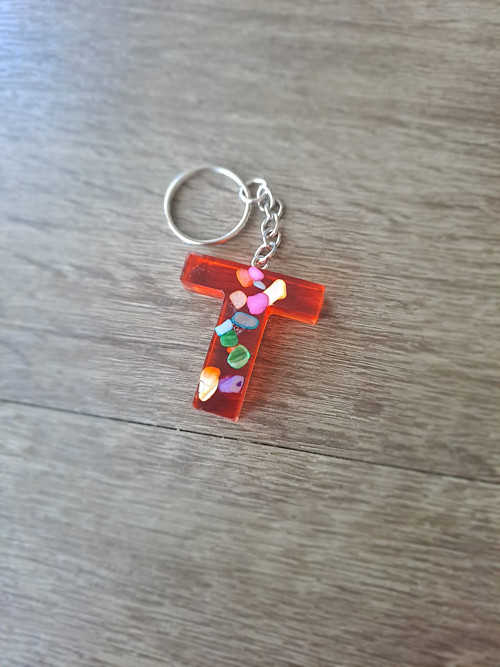 Klíčenka písmeno T — foto 1