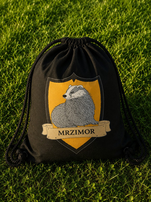 Fantasy vak na záda - Jezevec (tmavý)