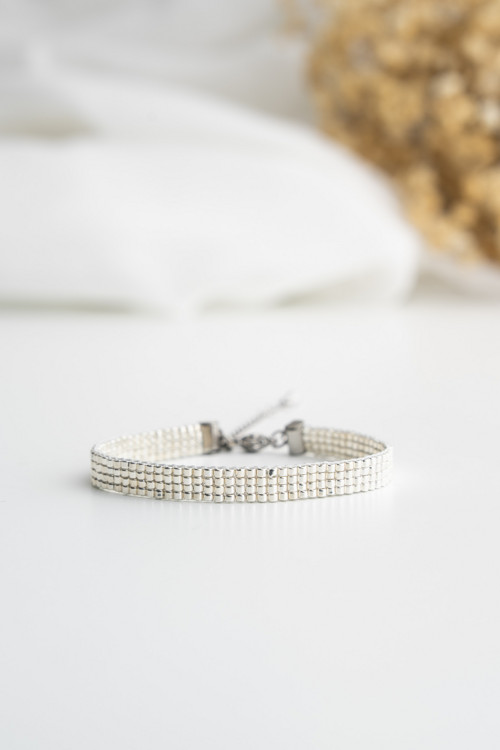 Náramek "Elegant Thin Silver" — foto 1